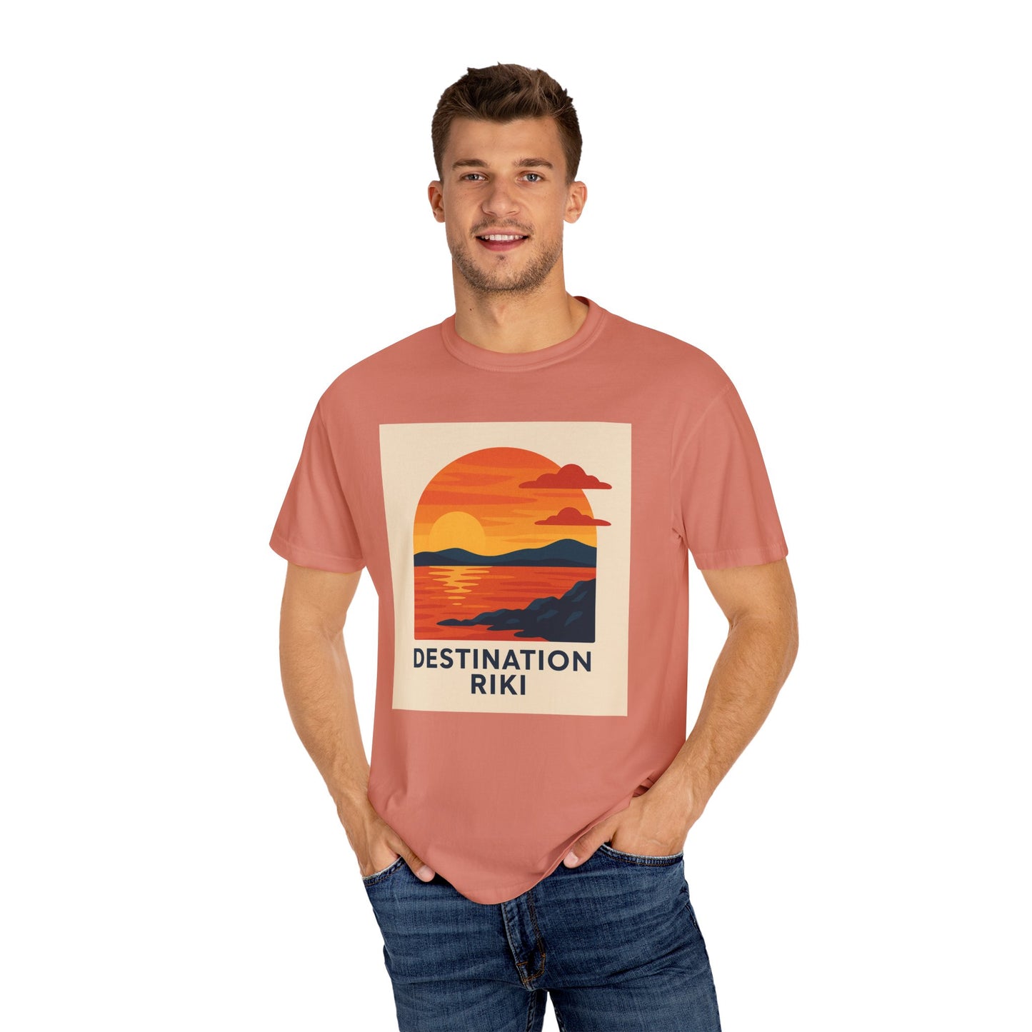 Destination Riki Sunset Unisex T-Shirt - Perfect for Beach Lovers