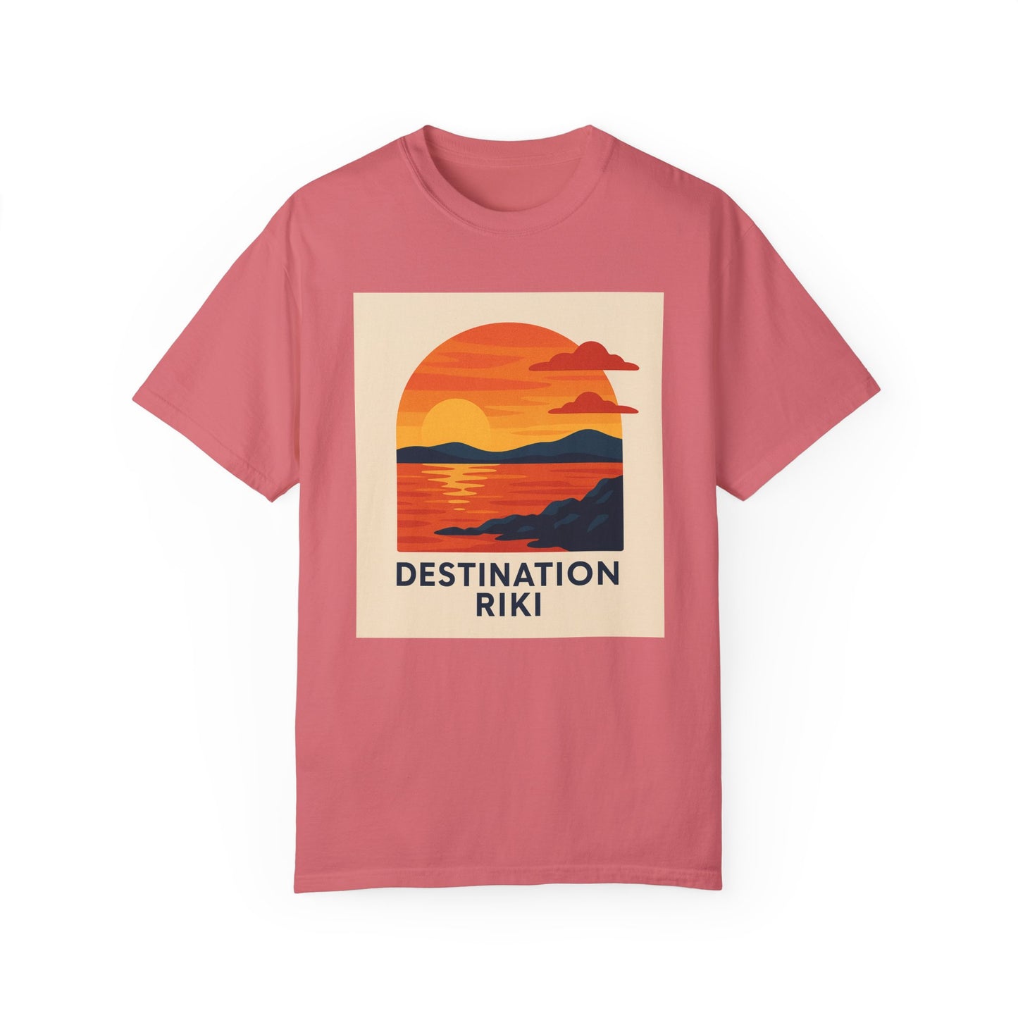 Destination Riki Sunset Unisex T-Shirt - Perfect for Beach Lovers
