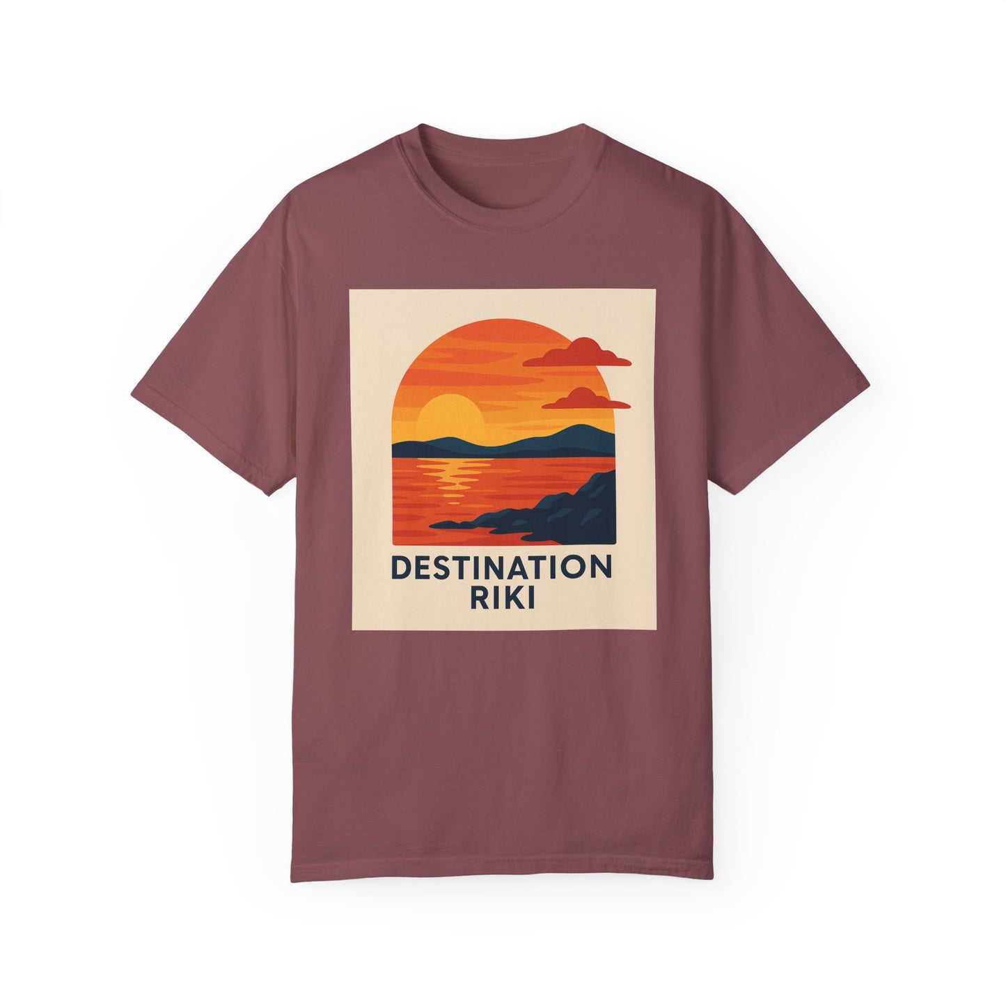 Destination Riki Sunset Unisex T-Shirt - Perfect for Beach Lovers