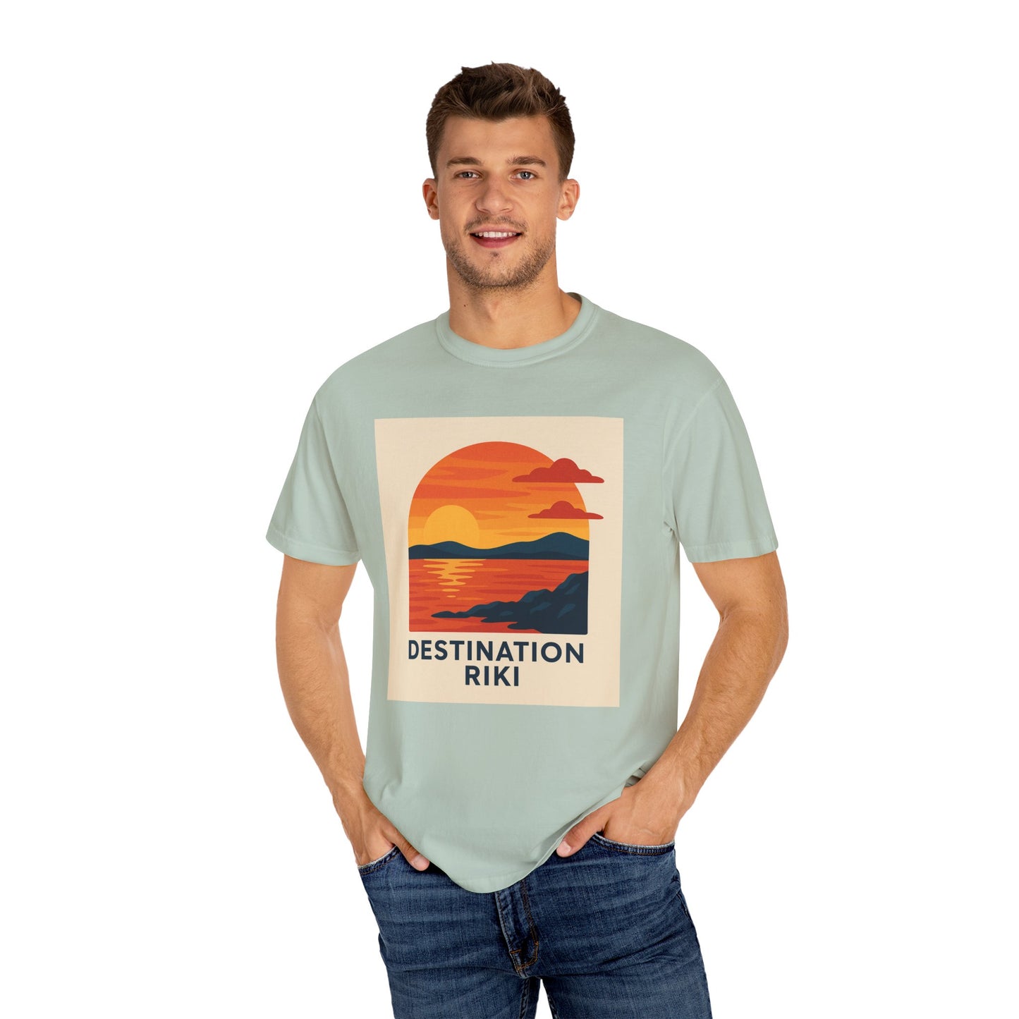 Destination Riki Sunset Unisex T-Shirt - Perfect for Beach Lovers