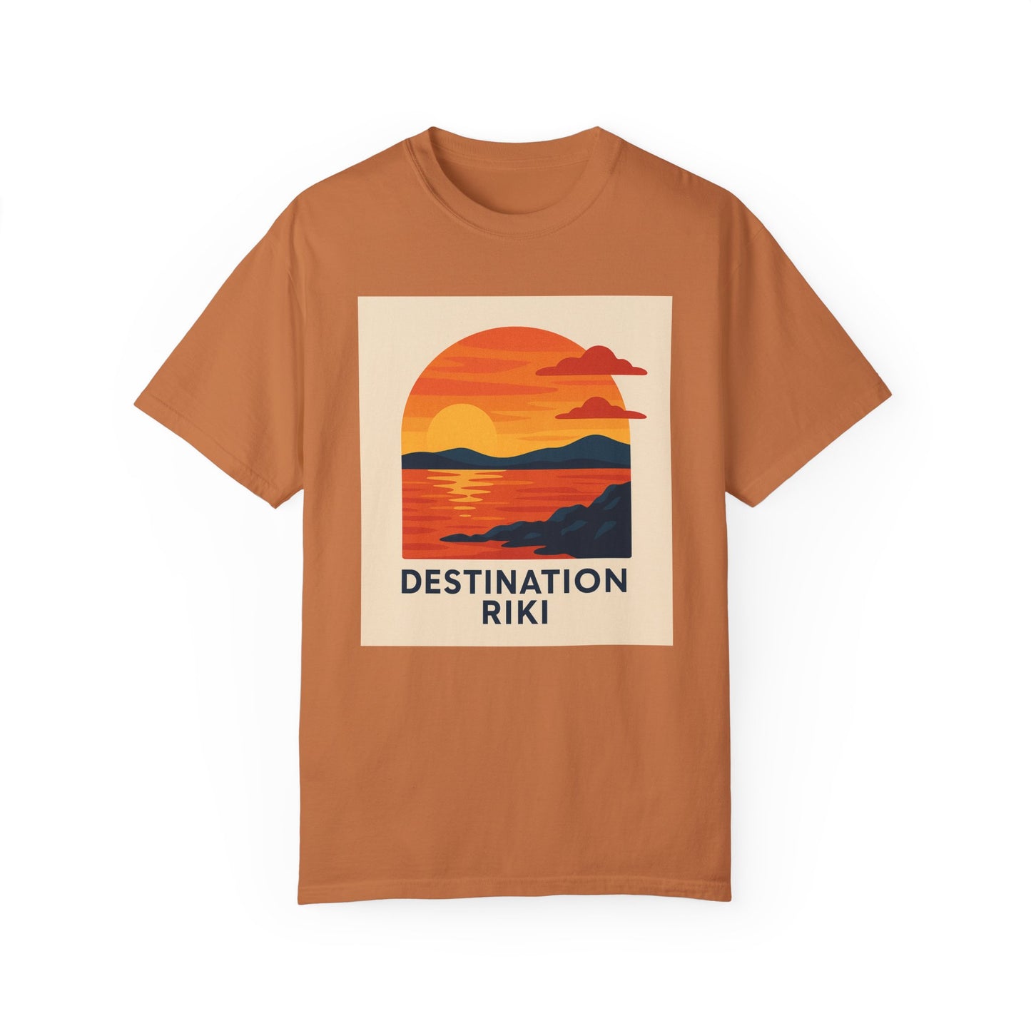 Destination Riki Sunset Unisex T-Shirt - Perfect for Beach Lovers