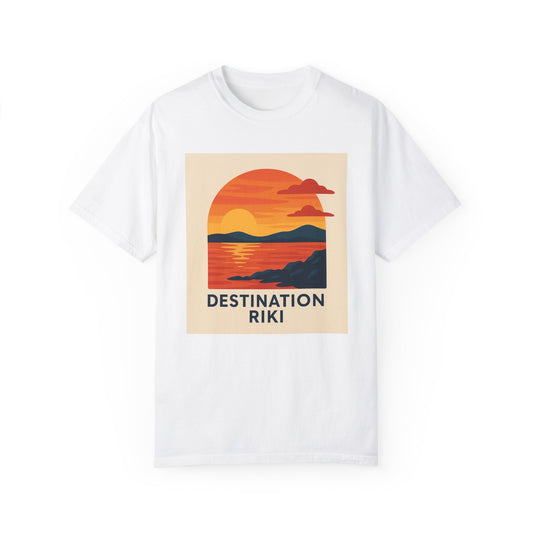 Destination Riki Sunset Unisex T-Shirt - Perfect for Beach Lovers