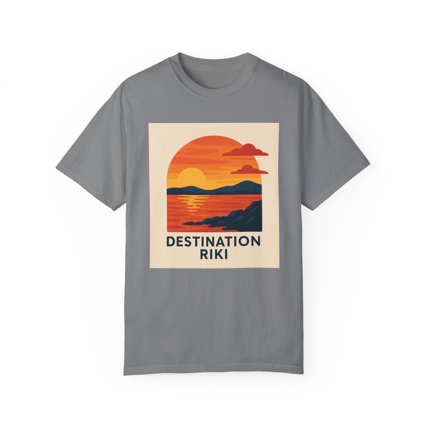 Destination Riki Sunset Unisex T-Shirt - Perfect for Beach Lovers
